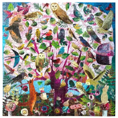 Puzzle Eeboo - Parliament Of Owl ( Parlement De Chouette ) - 1000 Pièces