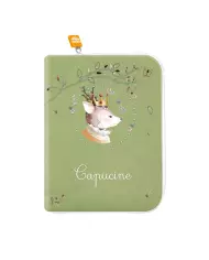 Protège Carnet De Santé Personnalisé - Renard Chapeau