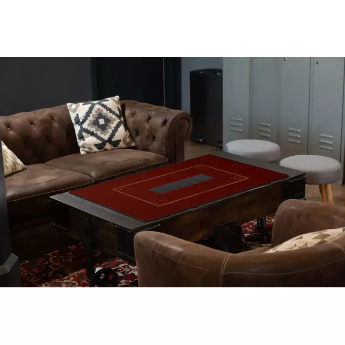 Tapis De Poker IMMERSION - Rouge 60X100 cm