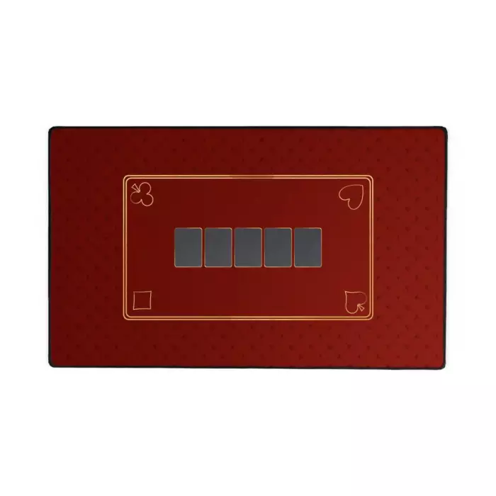 Tapis De Poker IMMERSION - Rouge 60X100 cm