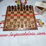 Pièces D'Échecs En Buis CHAVET - N° 5 Plombées Et Feutrées