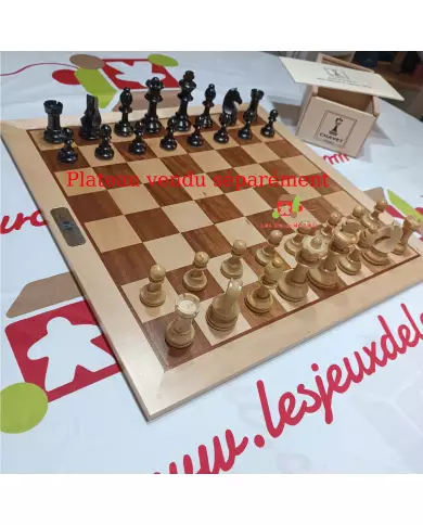 Pièces D'Échecs En Buis CHAVET - N° 5 Plombées Et Feutrées