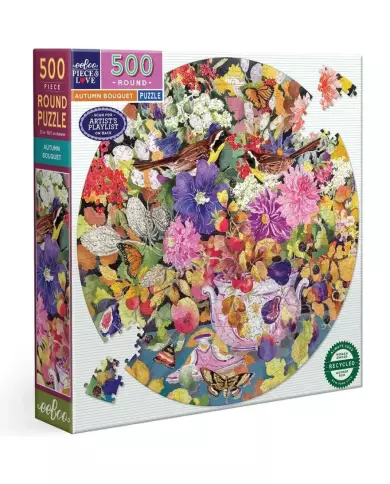 Puzzle Eeboo - Autumn Bouquet ( Bouquet D'Automne ) - 500 Pièces