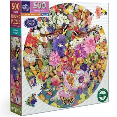 Puzzle Eeboo - Autumn Bouquet ( Bouquet D'Automne ) - 500 Pièces