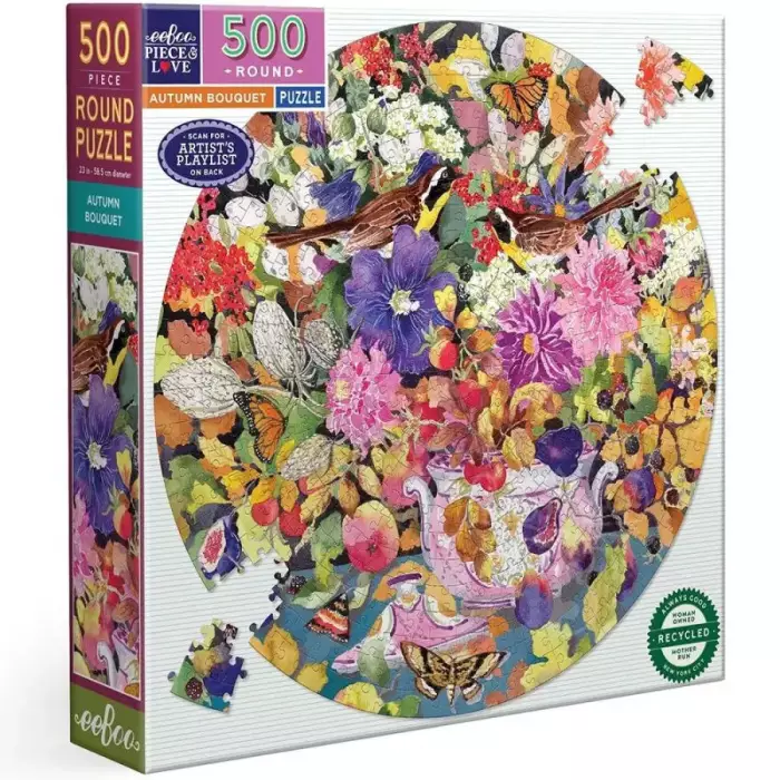 Puzzle Eeboo - Autumn Bouquet ( Bouquet D'Automne ) - 500 Pièces