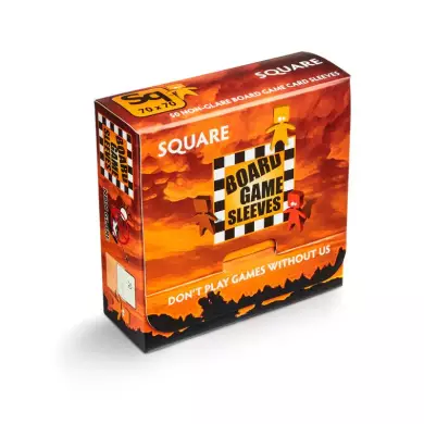 50 Sleeves Board Game - 70 X 70 Mm NonGlare (Anti-Reflet)