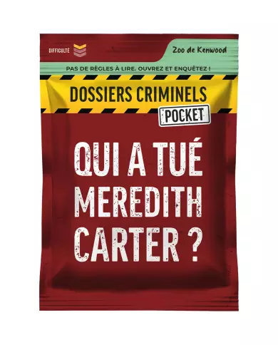 Dossiers Criminels Pocket - Qui A Tué Meredith Carter ? (*/***)