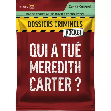 Dossiers Criminels Pocket - Qui A Tué Meredith Carter ? (*/***)
