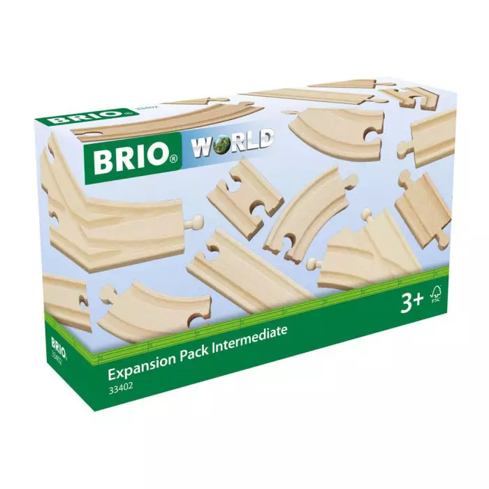 Coffret Evolution Intermédiaire -16 Rails - BRIO 33402