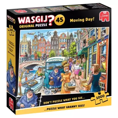 Puzzle Wasgij Original 45 - La Journée Du Déménagement - 1000 Pièces