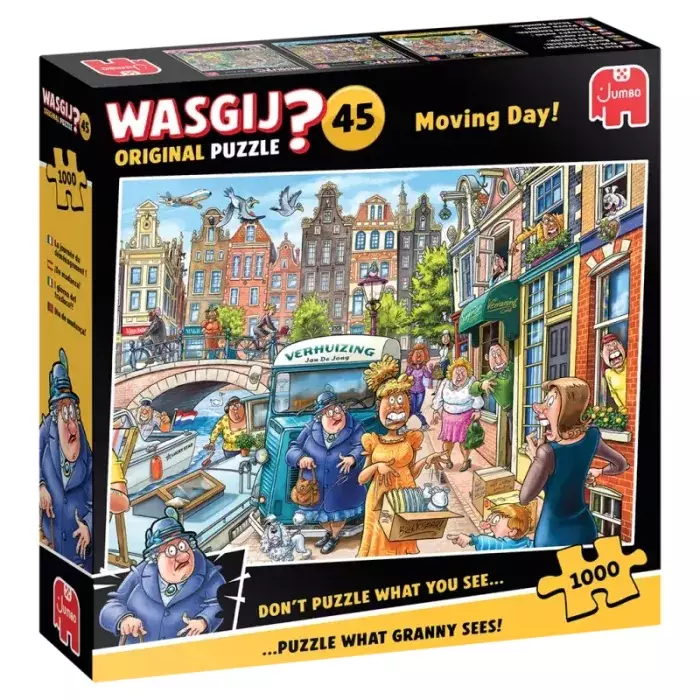 Puzzle Wasgij Original 45 - La Journée Du Déménagement - 1000 Pièces