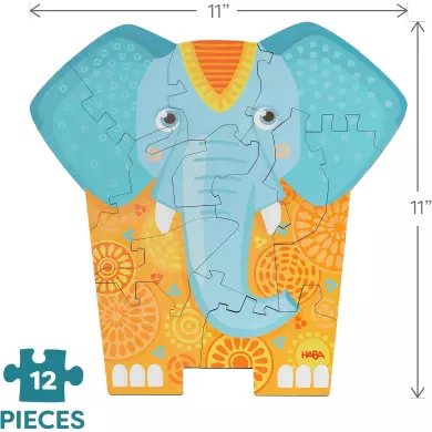 Puzzle HABA - 2 En 1 Éléphant