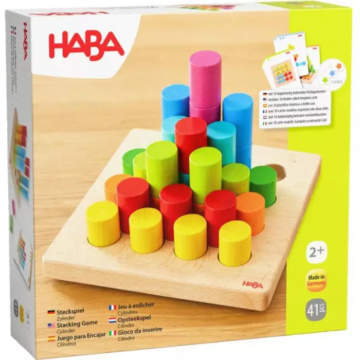 Jouet En Bois À Encastrer - Cylindres - HABA