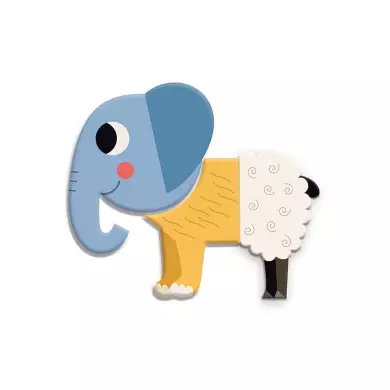 Coffret De Magnets En Bois VILAC - 10 Animaux Rigolos - Ingela P.Arrhenius