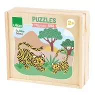 Puzzles VILAC En Bois - Maman Et Bébé - Michelle Carlslund - 12 X 2 Pièces
