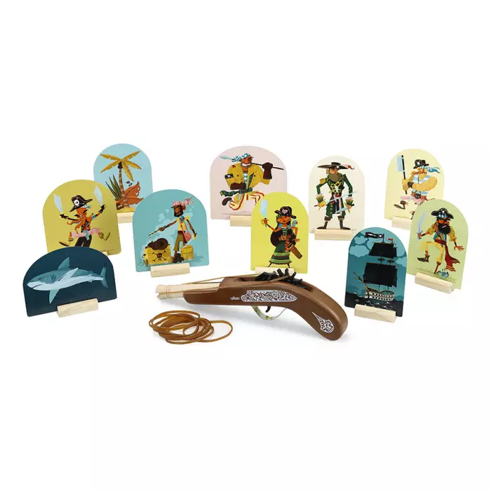 Pistolet À Élastiques Pirates - VILAC