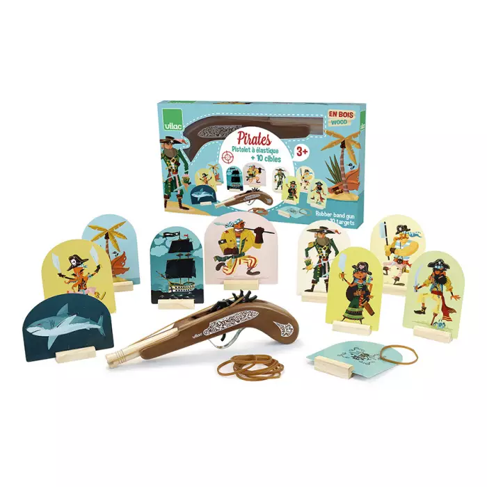 Pistolet À Élastiques Pirates - VILAC