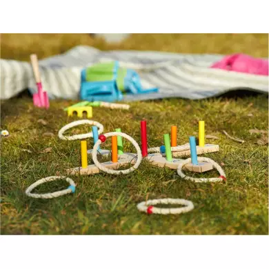 Jeu De Lancer D'Anneaux - 6 Anneaux En Sisal