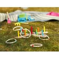 Jeu De Lancer D'Anneaux - 6 Anneaux En Sisal