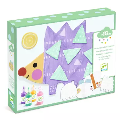 Peinture À Doigts Magique DJECO - Petites Formes