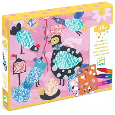 Coffret De Coloriage DJECO - Piou Piou & Co