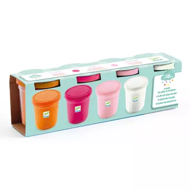 4 Pots De Pâte À Modeler DJECO - Sweet