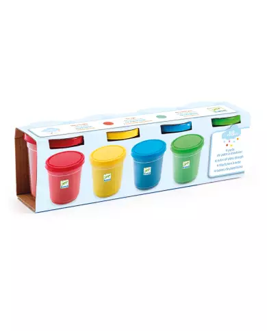 4 Pots De Pâte À Modeler DJECO
