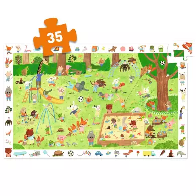 Puzzle D'Observation 35 Pièces - Le Square Des Petits Amis