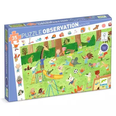 Puzzle D'Observation 35 Pièces - Le Square Des Petits Amis