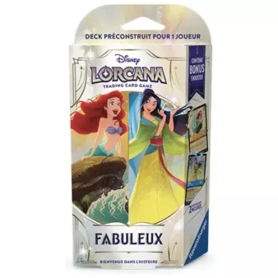 Lorcana S09 - Decks de Démarrage - Fabuleux - Mulan Et Ariel