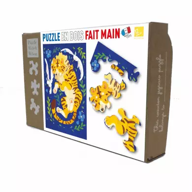Puzzle Michèle Wilson - Graou Le Tigre - 12 Pièces