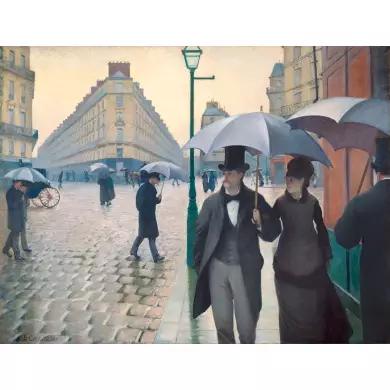 Puzzle D'Art Michèle Wilson - Rue De Paris Temps De Pluie - Gustave Caillebotte - 150 Pièces