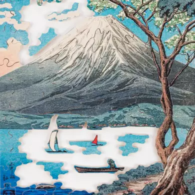Puzzle D'Art Michèle Wilson - Le Mont Fuji - Takahashi Hiroaki - 150 Pièces