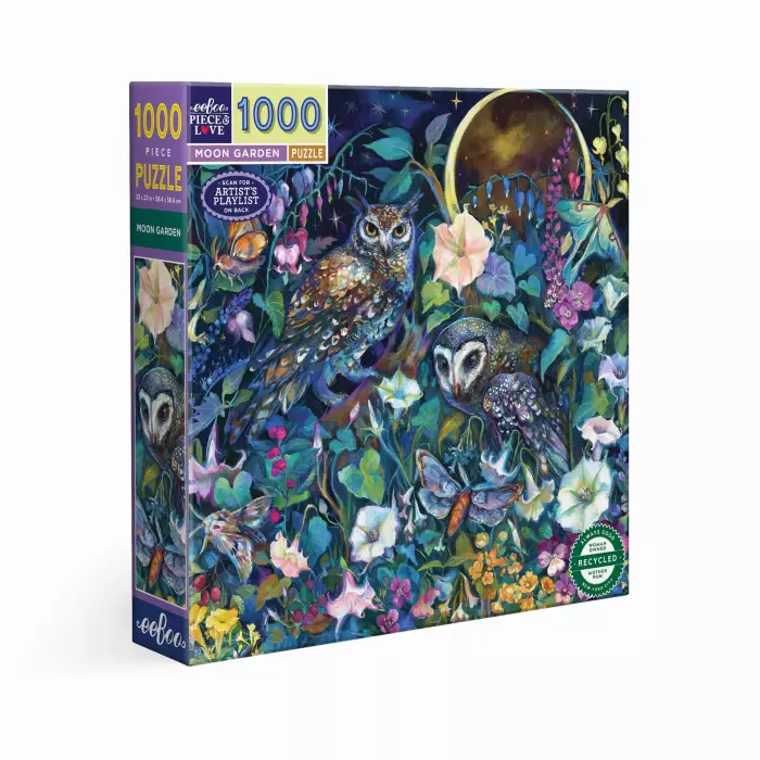 Puzzle Eeboo - Moon Garden ( Jardin Lunaire ) - 1000 Pièces