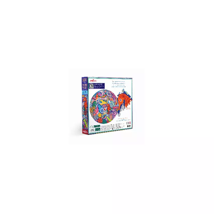 Puzzle Eeboo - Seahorses Shells & Coral ( Hippocampes Coquillages et coraux ) - 500 Pièces