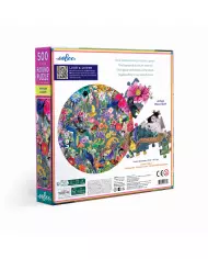 Puzzle Eeboo - Seahorses Shells & Coral ( Hippocampes Coquillages et coraux ) - 500 Pièces