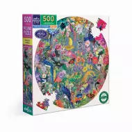 Puzzle Eeboo - Paradise Garden ( Jardin Paradisiaque ) - 500 Pièces