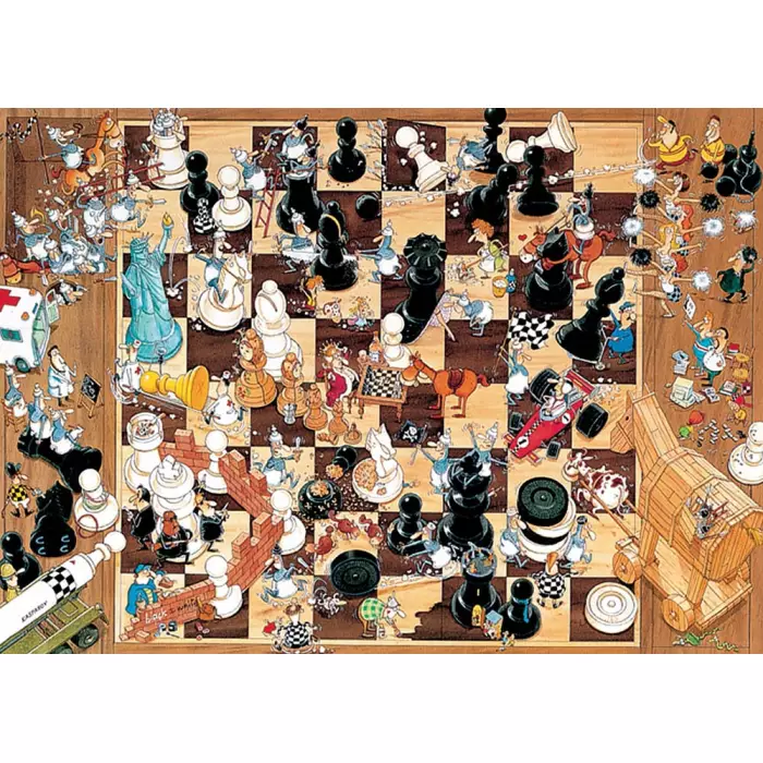 Puzzle HEYE - Black Or White - Triangular - 1000 Pièces