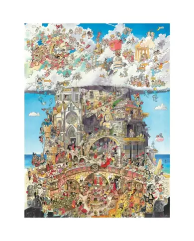 HEYE Puzzle - Heaven And Hell - Triangular 1500 Pièces