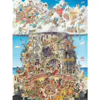 HEYE Puzzle - Heaven And Hell - Triangular 1500 Pièces
