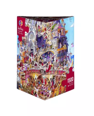 HEYE Puzzle - Heaven And Hell - Triangular 1500 Pièces