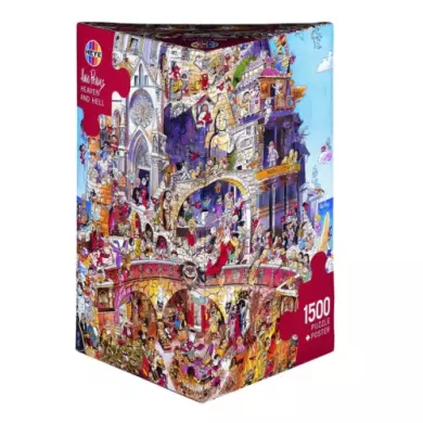 HEYE Puzzle - Heaven And Hell - Triangular 1500 Pièces