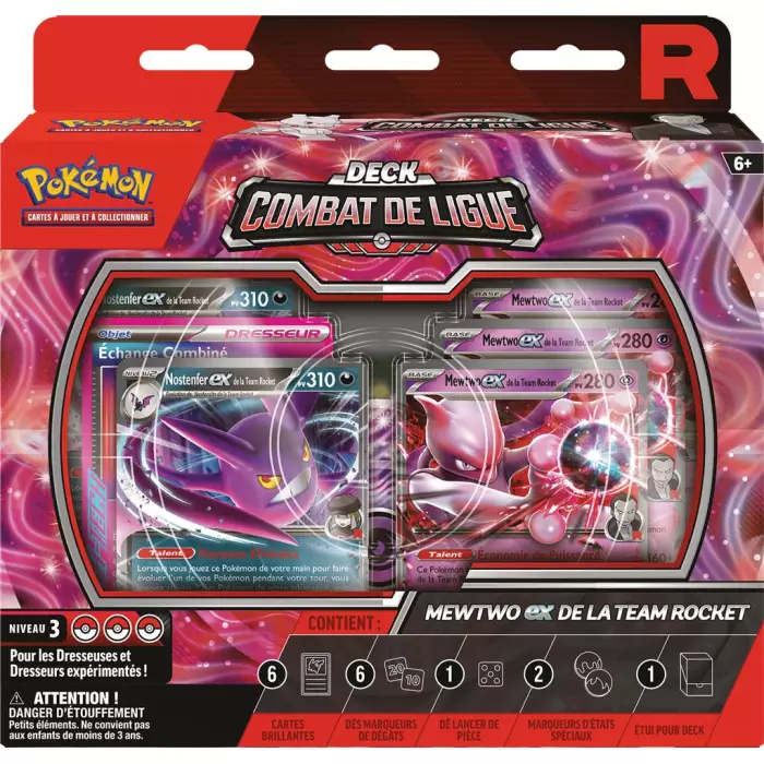 Pokémon : Deck Combat de Ligue Mewtwo‑ex - Team Rocket