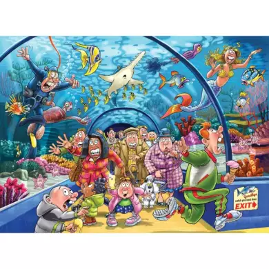 Puzzle Wasgij Original 43 - Ça Sent Le Poisson - 1000 Pièces