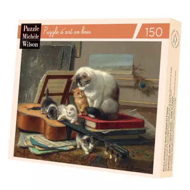 Puzzle D'Art Michèle Wilson - La Leçon De Musique - Ronner-Knip - 150 Pièces