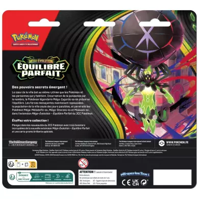 Pokémon - TriPack - ME03 - 3 Boosters Méga-Évolution - Équilibre Parfait - Germignon