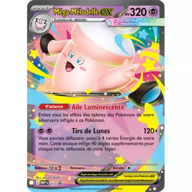 Pokémon : Pokébox - Boîte Méga Clair de Lune - Méga-Mélodelfe-ex