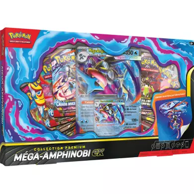 Pokémon : Coffret Collection Premium Méga‑Amphinobi‑ex