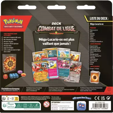 Pokémon : Deck Combat de Ligue Méga-Lucario