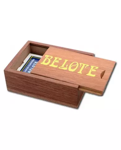 Coffret Belote En Sipo